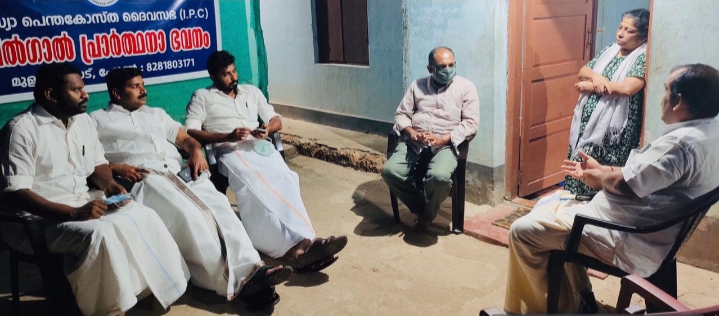 മുളളറംകോട് പ്രാർത്ഥനാ യോഗം തടഞ്ഞ സംഭവം: രാഷ്ട്രീയ യുവജന സംഘടനാ നേതാക്കൾ ഇടപെട്ടു